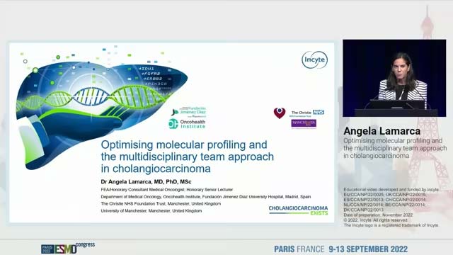 Optimising molecular profiling and the multidisciplinary team approach in cholangiocarcinoma Thumbnail