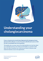 ‘Understanding your cholangiocarcinoma’ booklet Thumbnail
